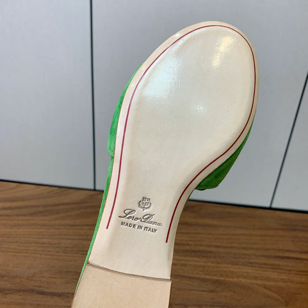 LP Summer Charms Sandal Lime Green Suede 220446