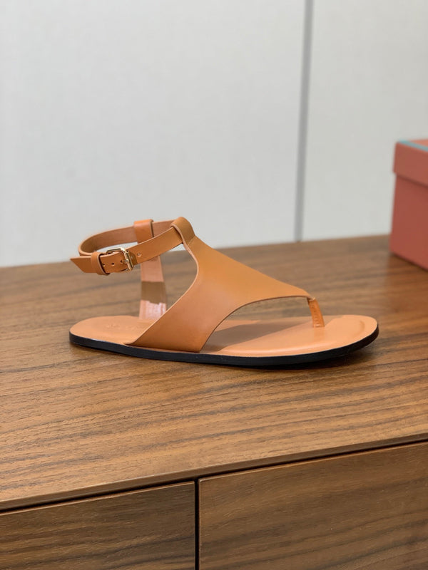 LP Trani Sandals Brown Leather 474775