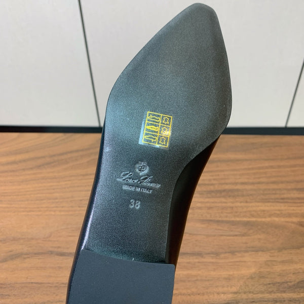 LP Rebecca Ballet Flats In Black Cowhide