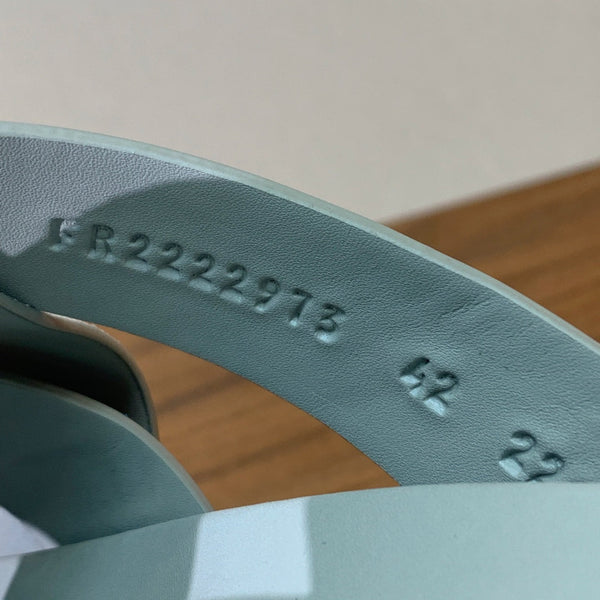 Sandalo HM Kazimir in pelle scamosciata di vitello blu baby 294038