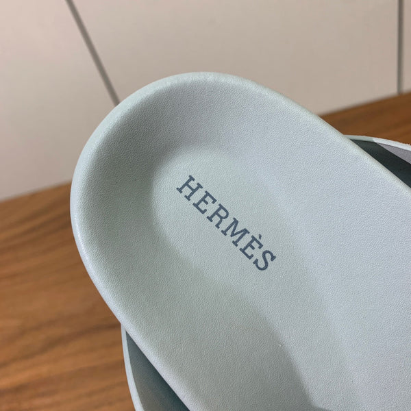 Sandalo HM Kazimir in pelle scamosciata di vitello blu baby 294038