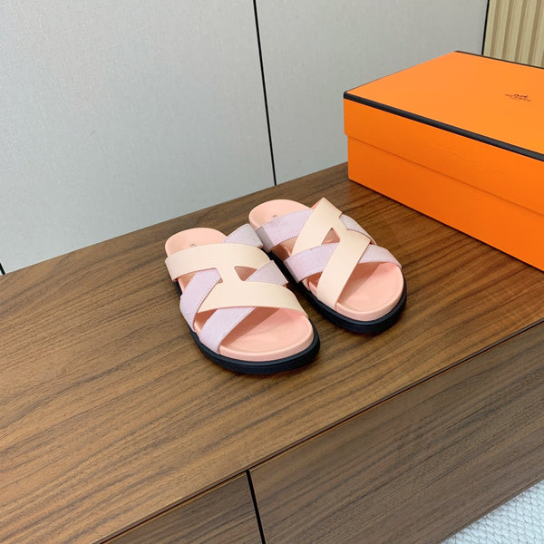 Sandalo HM Kazimir in pelle di vitello Farbic rosa pallido 293987