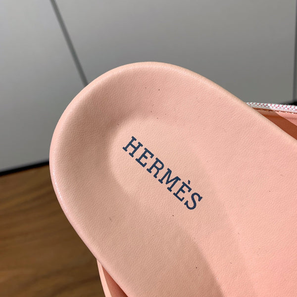 Sandalo HM Kazimir in pelle di vitello Farbic rosa pallido 293987