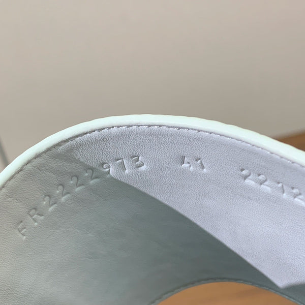 HM Jackson Sandal White Cowhide 294066