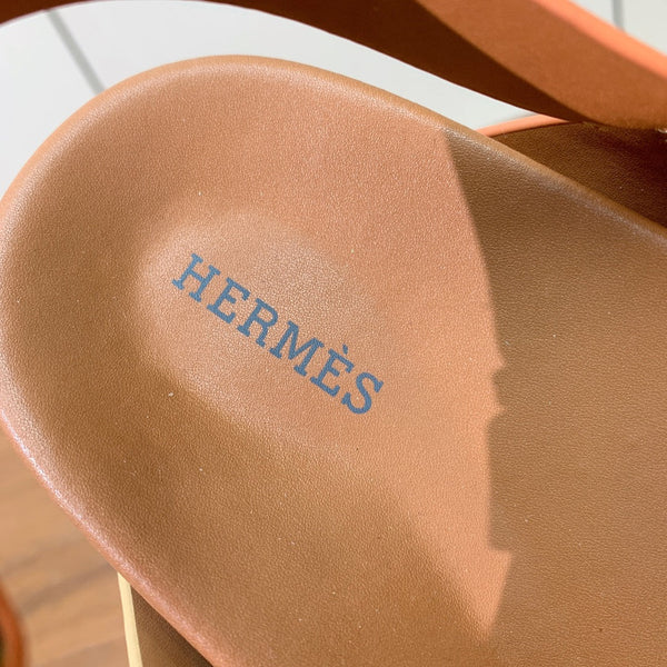 Sandali HM Heracles in pelle di vitello marrone beige Frabic 294068