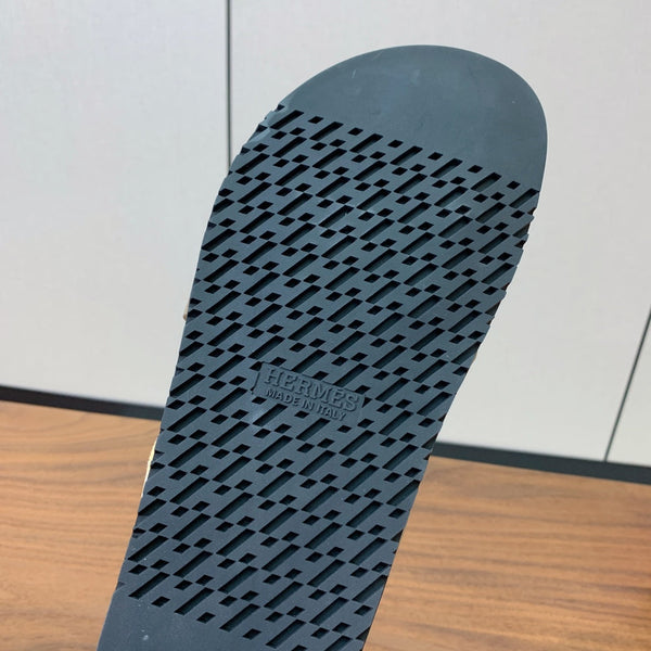 HM Heracles Sandals Etoupe Beige Frabic Calfskin 294069