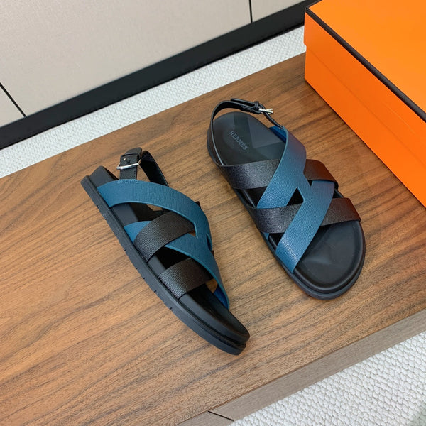 Sandali HM Heracles in pelle di vitello blu lapislazzuli 294072