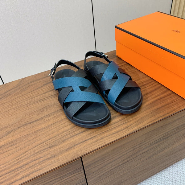 Sandali HM Heracles in pelle di vitello blu lapislazzuli 294072