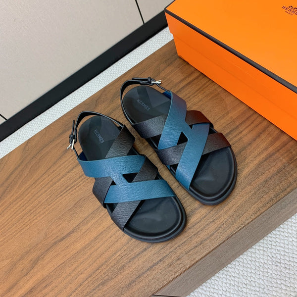 Sandali HM Heracles in pelle di vitello blu lapislazzuli 294072