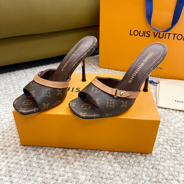 lv neo revival 90 brown beige monogram calfskin