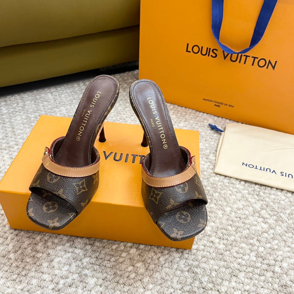 lv neo revival 90 brown beige monogram calfskin