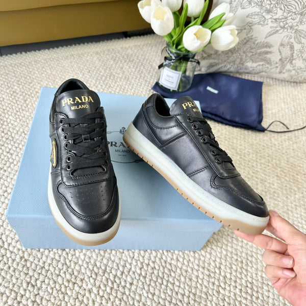 SNEAKERS PRA DOWNTOWN NAPPA IN PELLE DI VITELLO NERA