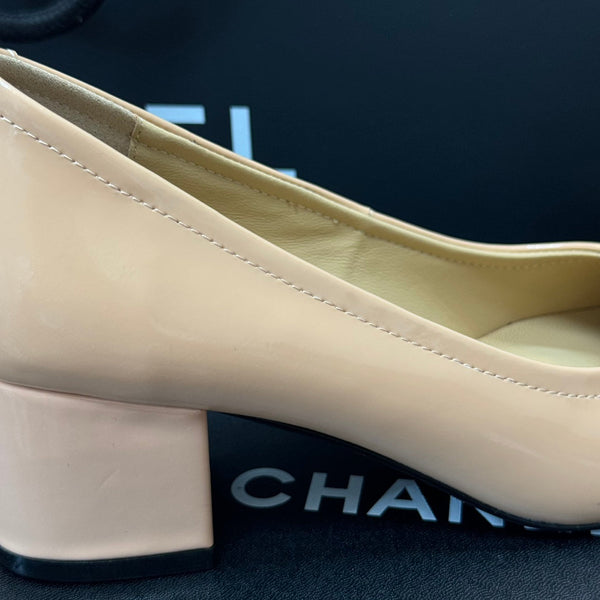CC High Heels Dark Beige Lambskin