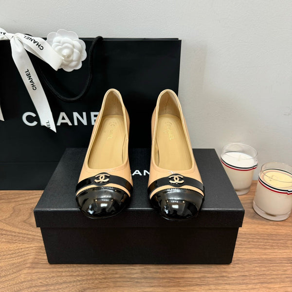 CC High Heels Dark Beige Lambskin