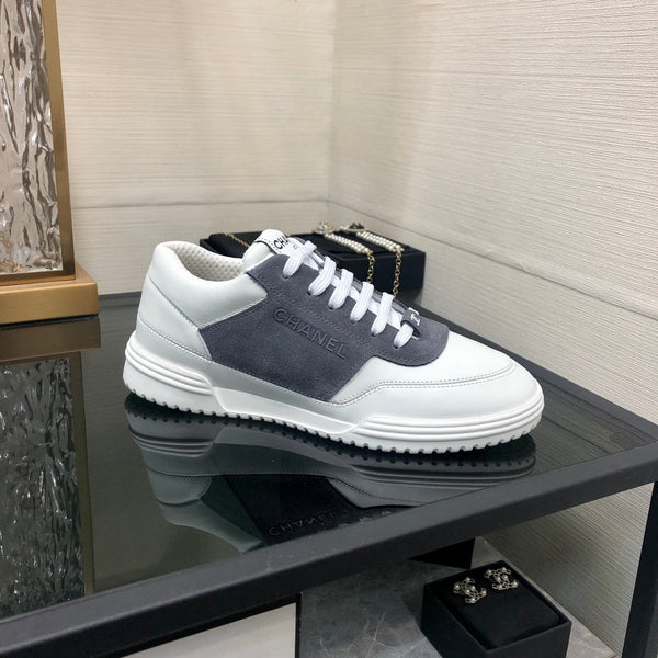 CC 24C Sneaker White Grey Suede Sheepskin 688656