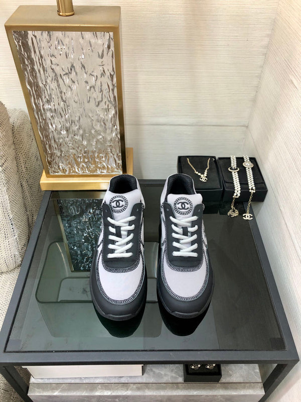 CC Sneaker Grigio Tessuto Nero