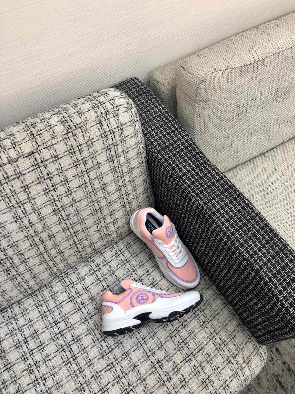 CC Sneaker Pink Mix Purple Fabric