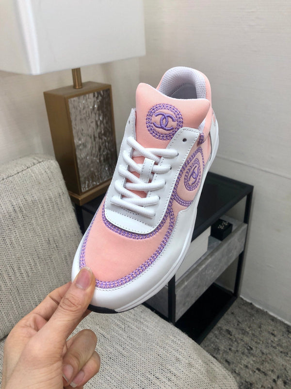 CC Sneaker Pink Mix Purple Fabric