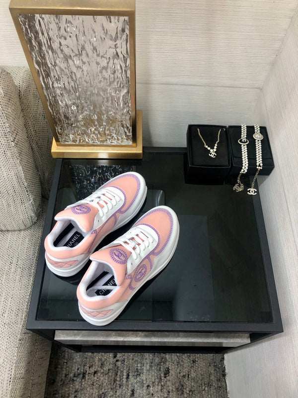 CC Sneaker Pink Mix Purple Fabric