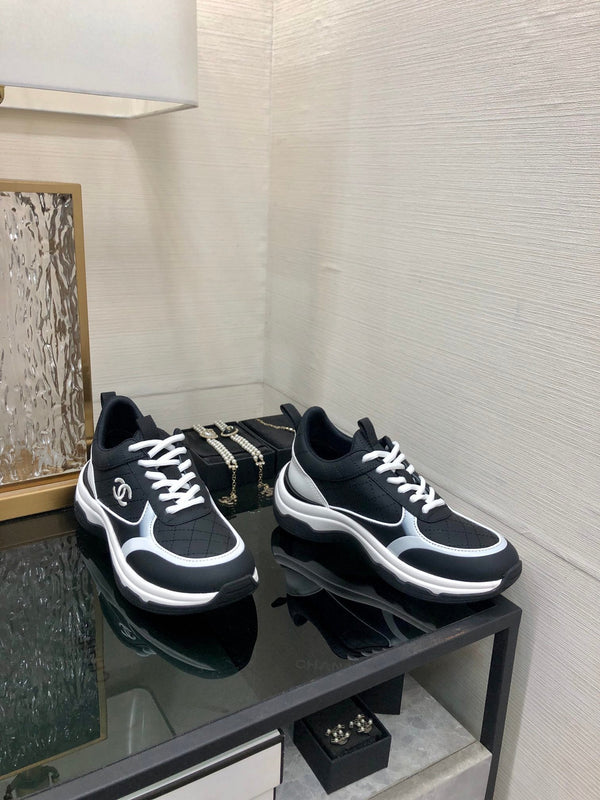 CC Sneaker Black Nappa Leather