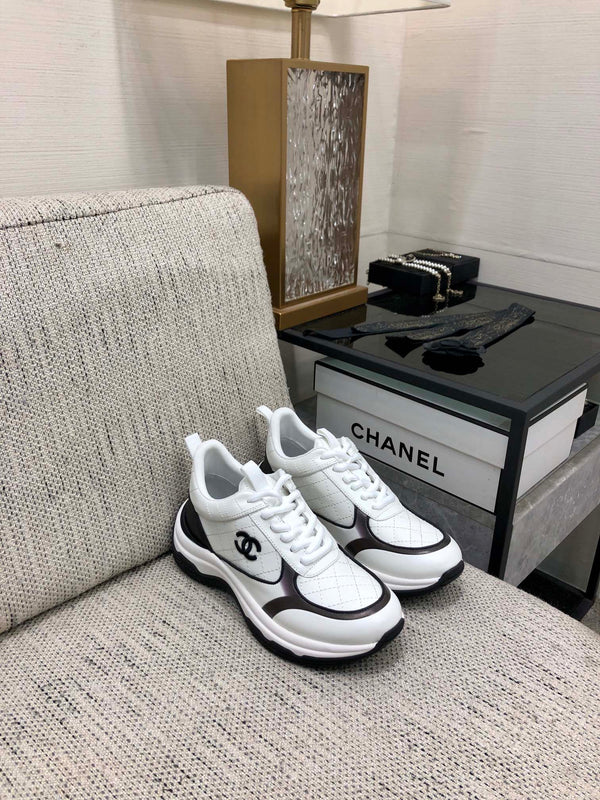 CC Sneaker Nero Bianco Pelle Nappa