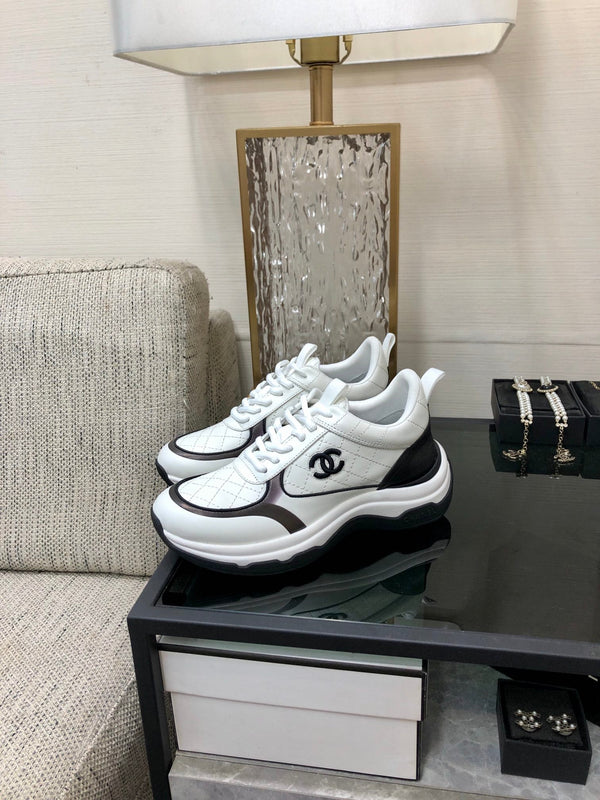 CC Sneaker Nero Bianco Pelle Nappa