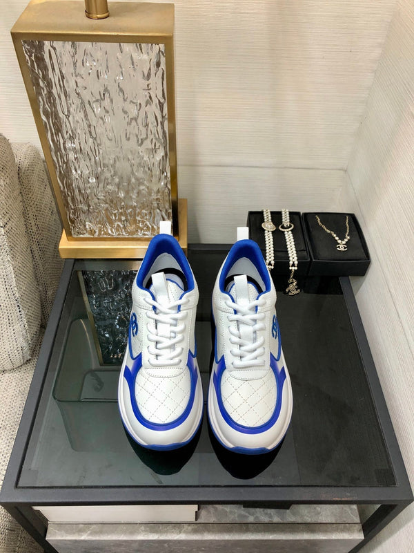 CC Sneaker Blue Yellow Nappa Leather