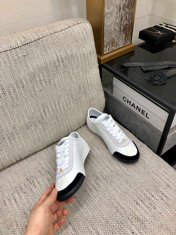 CC Sneake Nero Mix Bianco Grigio Pelle di mucca