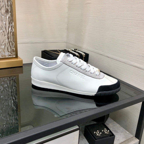 CC Sneake Nero Mix Bianco Grigio Pelle di mucca