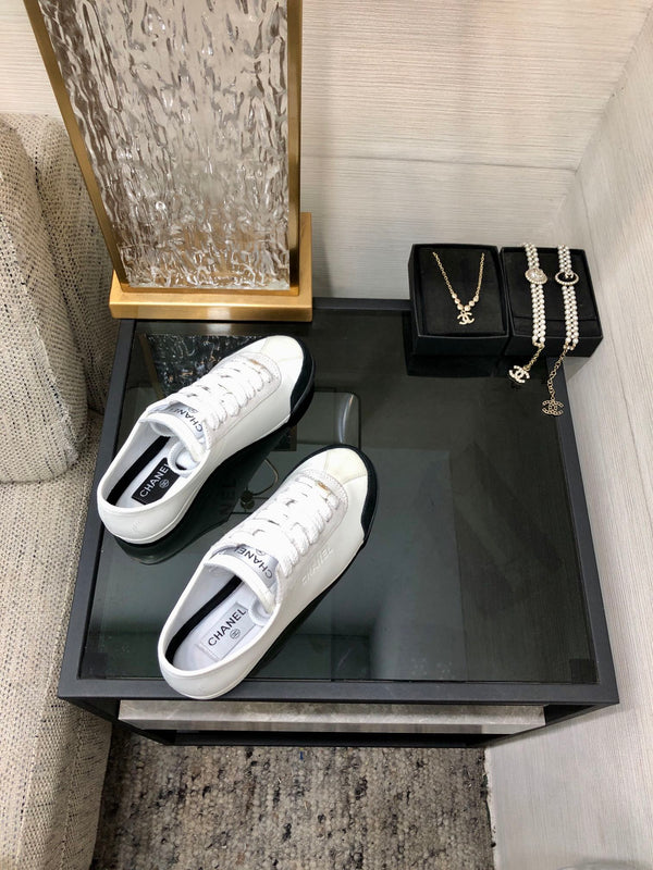 CC Sneake Nero Mix Bianco Grigio Pelle di mucca