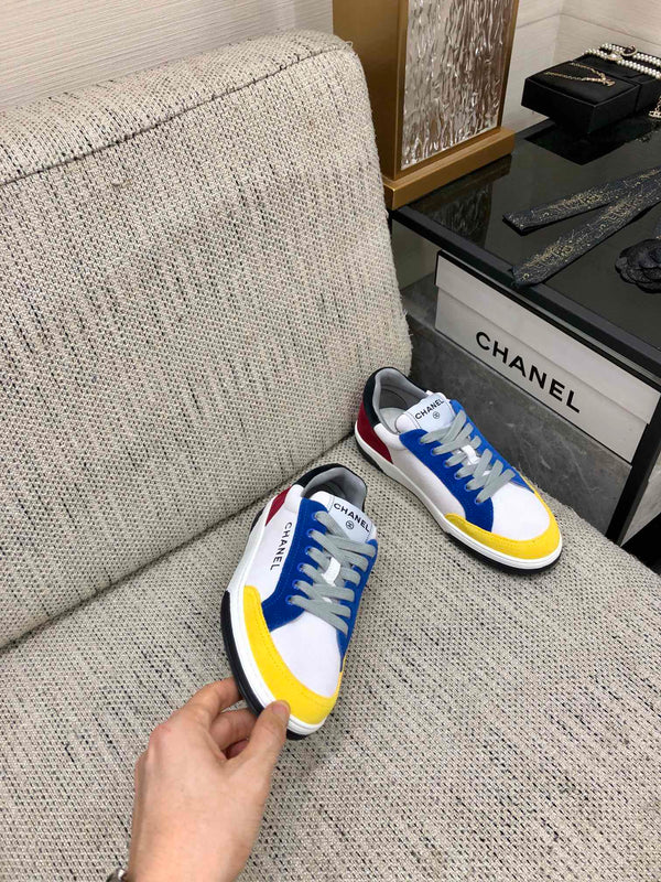 CC Sneaker Metis Casual Blue Yellow Mix Black Red Sude