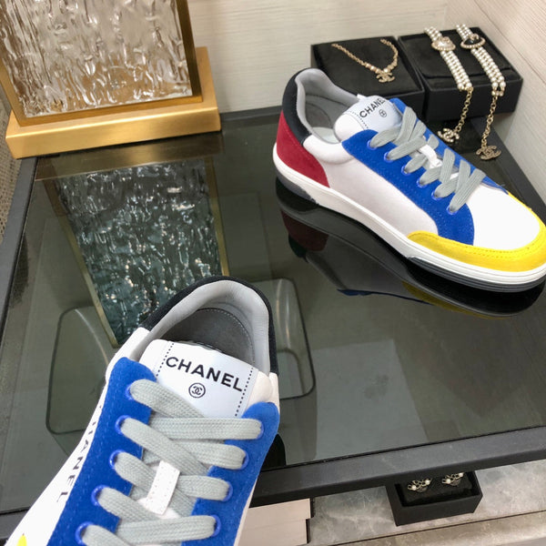CC Sneaker Metis Casual Blue Yellow Mix Black Red Sude
