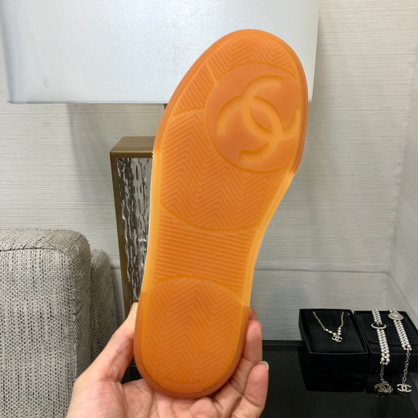 CC Sneaker Rosso Scuro Rosa Bianco Pelle di Vacchetta