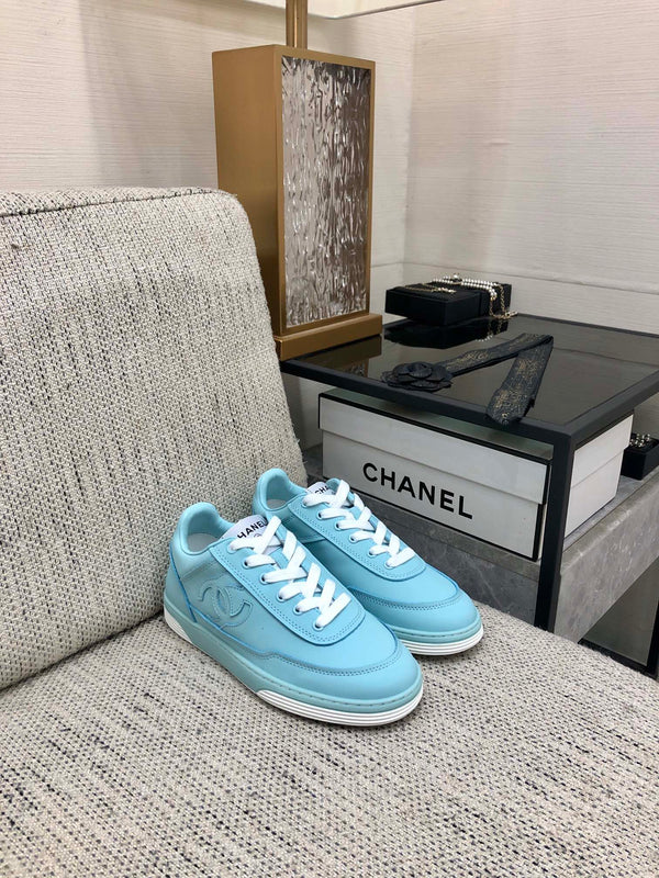 CC Sneaker Turquoise Blue Cowhide