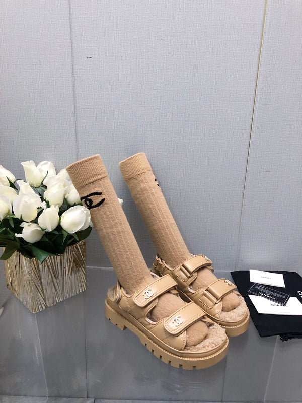 SANDALO DAD IN PELLE DI AGNELLO GIALLA CREMA