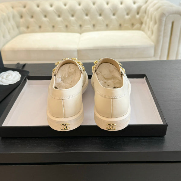 CC 25C Loafer White Leather 212969