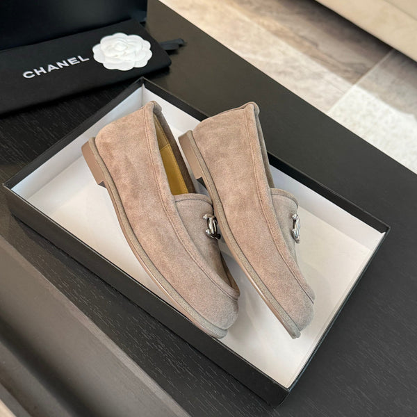CC Moccasins Grey Suede
