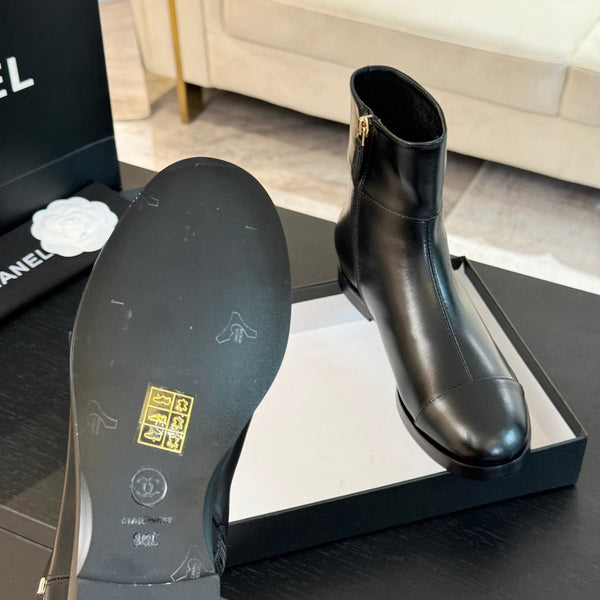 Stivaletti CC 20mm in pelle di vitello nera