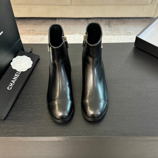 Stivaletti CC 20mm in pelle di vitello nera