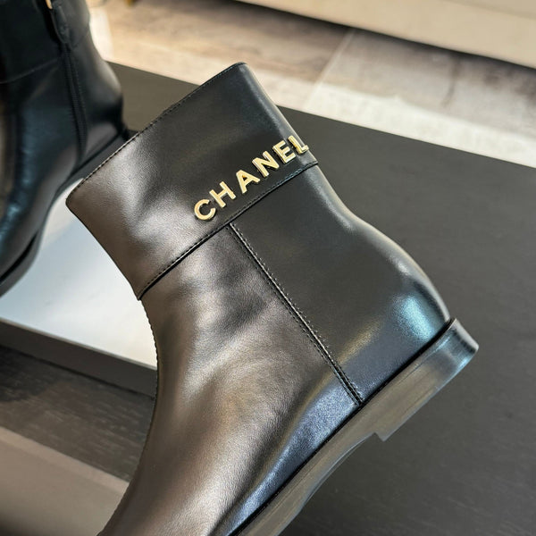 Stivaletti CC 20mm in pelle di vitello nera