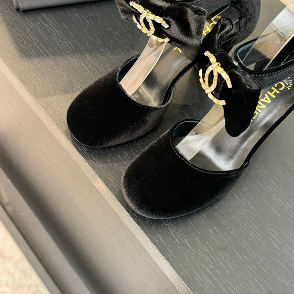 CC Mary Janes Black Velvet