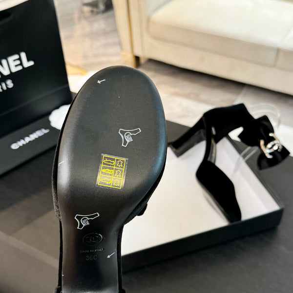 CC Mary Janes Black Velvet