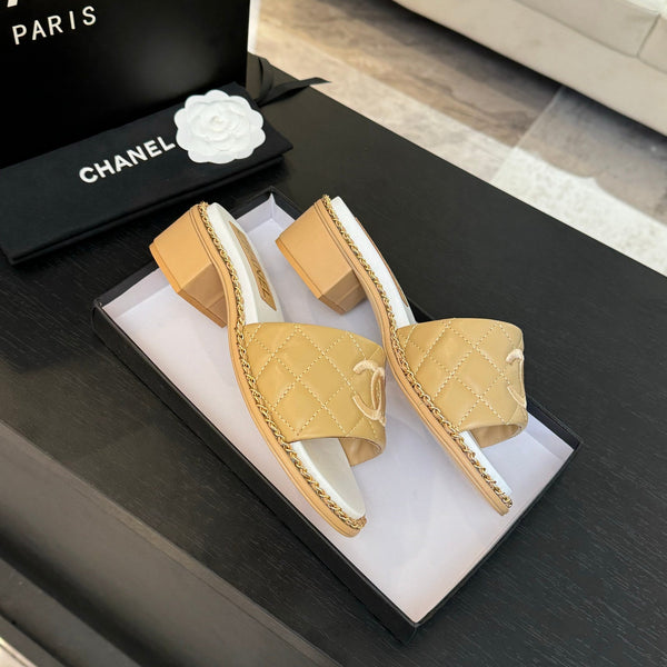 PANTOFOLA ALTE FLATFORM IN PELLE DI MONTONE GOFFRATA GIALLO DIJON