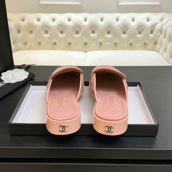 CC 25C Mule in pelle di vitello rosa