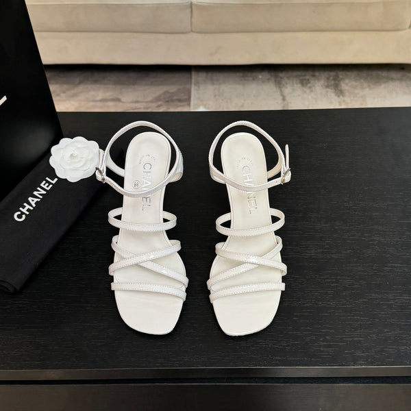 CC Cruise 25/26 Sandal 95mm White Patent Leather