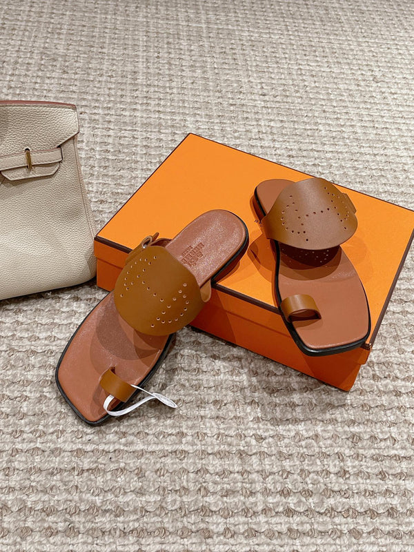 HM Hera Sandal Brown Cowhide 544537