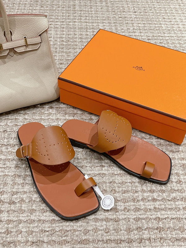 HM Hera Sandal Brown Cowhide 544537