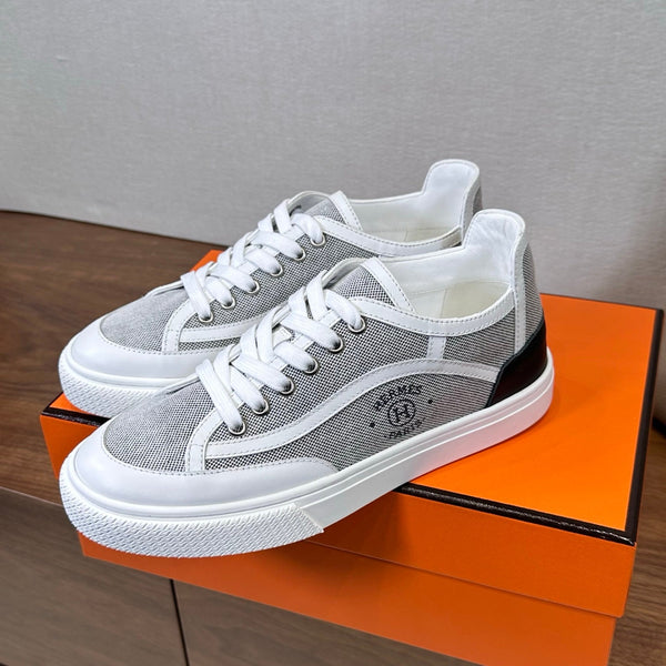 HM Get Sneaker Grey White Suede Cowhide 543791