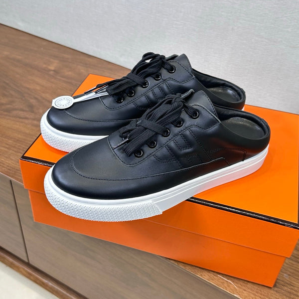 HM Deep Sneaker Black White Cowhide 543801