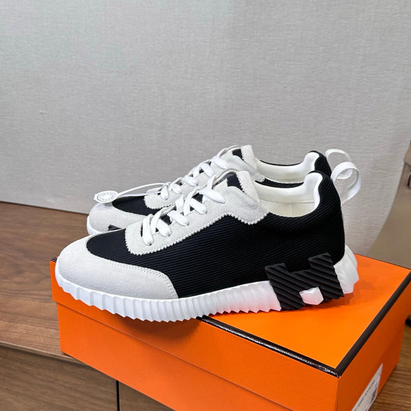 HM 26S Bouncing Sneaker In Black mix Grey Suede 543811